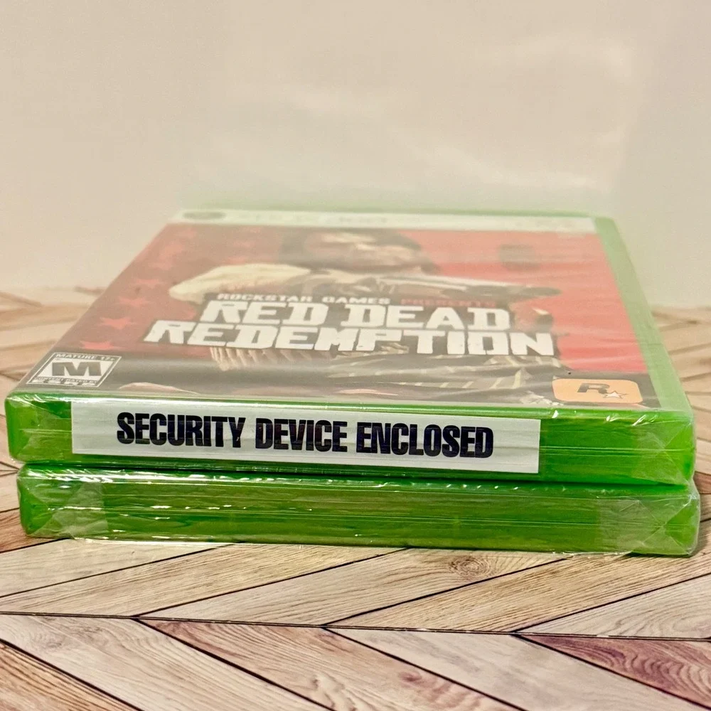 Red Dead Redemption 2010 First Print & Undead Nightmare Xbox 360 Sealed Rockstar